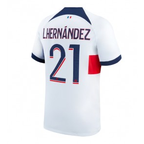 Paris Saint-Germain Lucas Hernandez #21 Udebanetrøje 2023-24 Kort ærmer